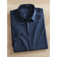 baju lalaki kemeja lelaki lengan pendek Tanpa tanda, anti-kedut, tahan lama, kabinet pengeluaran bar