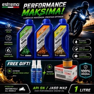 ESTREMO LUBRICANT 4T ESTER PLUS 15W50/10W40/10W50 1LITER 10W40 1.2LITER