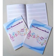 Five line music notebook / stave line book / manuscript music book
