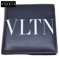 Valentino Garavani 3Y2P0577LVN VLTN 標誌皮革雙折錢包 [二手]