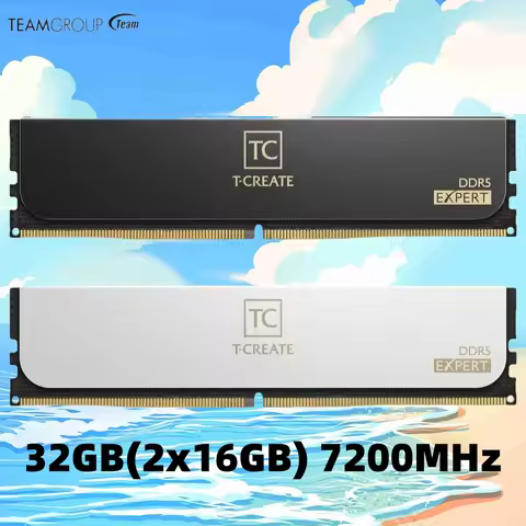 TEAMGROUP T-CREATE EXPERT Overclocking 10L DDR5 32GB Kit (2 x 16GB) 7200MHz (PC5-57600) CL34 A-DIE D