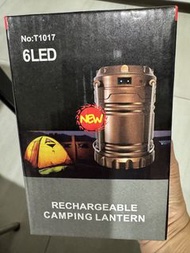 6LED 充電露營燈 太陽能 USB