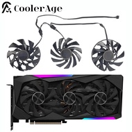For Gigabyte AORUS GeForce RTX 3060 Ti 3070 MASTER Video Card Fan 95MM PLD10015B12H RTX3060Ti RTX307