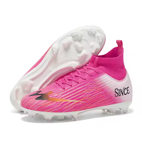 Double Star High Collar Football Shoes AG Lightweight Football Training Competition Men's Football S
