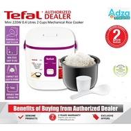 TEFAL MINI 220W 0.4 LITRES 2 CUPS MECHANICAL RICE COOKER RK1721 RK172165 PERIUK NASI PORRIDGE BUBUR 