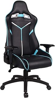 Gaming Chair - High Back Computer Chair with Leatherette - Ergonomic Gamer Chairs Adjustable Arms Heavy Duty Metal Base Computer Chair for Gamers Office Workers lofty ambition