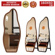 [READY STOCK] ASTHETIC STAND MIRROR ( CERMIN )