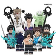 New Product Naruto Series Otsuki Muyui Uchiha Sasuke Indra Building Blocks Minifigure Toy WM6155
