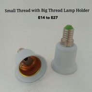 socket lampu E14 to E 27 lamp holder