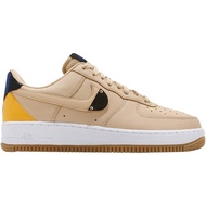 2025 New Nike Men's Shoes Air Force 1 '07 LV8 Sesame University Gold CT2298-200 (Numeric_13)