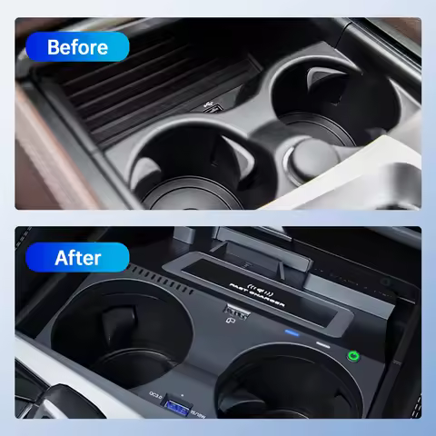For BMW 5 6 Series G30 G38 G32 6GT 2017-2023 LHD car wireless charger for iphone