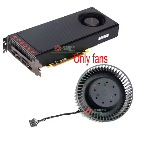 HZDO for SAPPHIRE RX580 RX570 RX480 RX470 RX470D Graphics Video Card Blower Fan BFB0712HF laptop hea