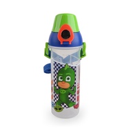 Kidztime x PJ Masks BPA Free Children Kids Cartoon Character Water Bottle with Push Button Cap-FDA Approved PP Material