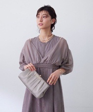 全新日系貴牌Dorry Doll 高貴優雅蕾絲兩件套套裝灰紫/黑色晚裝裙 連身裙 仙女🧚‍♀️裙OP One-piece 宴會 約會 晚宴 婚禮 伴娘 Rojita Deicy Dazzlin Sni