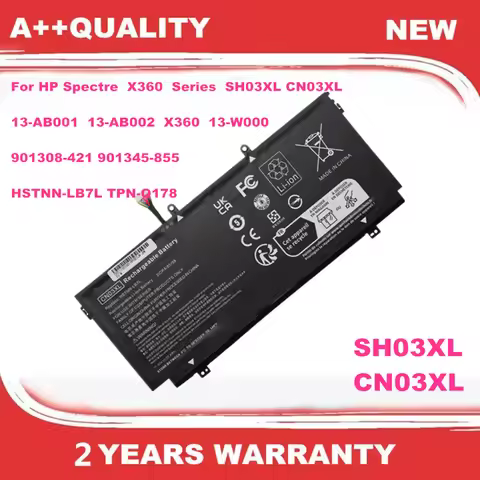 SH03XL CN03XL Laptop Battery For HP Spectre X360 13-AB001 13-AB002 X360 13-W000 HSTNN-LB7L TPN-Q178