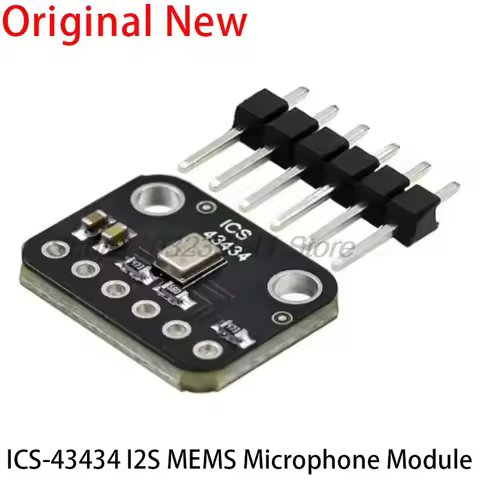 100% New ICS-43434 I2S 3.3V MEMS microphone Module Breakout Low cost Low Pass Filter Mini-module for