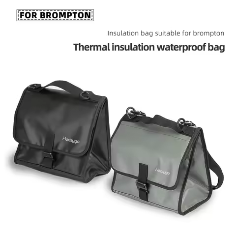 For Brompton Front Bag Insulated Bicycle Bag Quick Release 4-7L Waterproof Bicycle Bag Suitable For 
