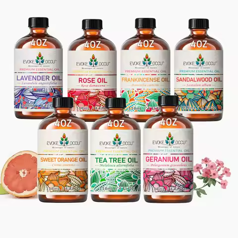 EVOKE OCCU 118ML/4 Fl.Oz.Pure Essential Oils for Fragrance Diffuser Humidifier Aromatherapy Massage 