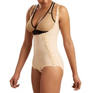 MARENA SFBHA Recovery Panty-Length Post Surgical Compression Girdle, High-Back - L, Beige