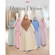 Terlaris! dress Attin gamis katun jepang busui