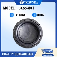 Tosunra instrumental speaker 8 inches Subwoofer speaker for car D8 double magnet 800w 8" Bass 801