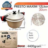 Maxim Presto Cooker 12 Liter Aluminum