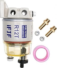 iFJF R12T Fuel Water Separator Marine 120AT NPT ZG1/4-19 Automotive Parts with Fitting -Complete Com