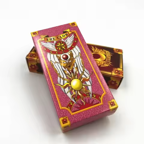 Anime Cosplay Card Captor Sakura KINOMOTO Clow Cards Tarot Prop Paper Poker Card Funny For Family Fr