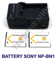 NP-BN1 \ BN1 แบตเตอรี่ \ แท่นชาร์จ \ แบตเตอรี่พร้อมแท่นชาร์จสำหรับกล้องโซนี่ Battery \ Charger \ Bat