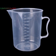 [linshgjkuS] 20/30/50/300/500/1000ML Plastic Measuring Cup Jug Pour Spout Surface Kitchen, [NEW]