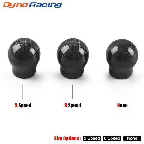 Real Carbon Fiber 5/6 SPEED Gear Shift knob Manual Transmission Universal Shift Knob