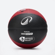 KIPSTA FIBA  Approved Size 7 Basketball BT500X Grip - Red/Black