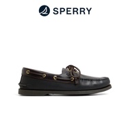 Sperry Men's Authentic 2-Eye Boat Shoes Boat Shoes Men - Black (13934362)