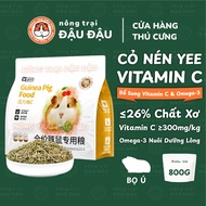 Timothy Compressed Grass for Guinea Pigs Vitamin C Supplement & Omega 3 Yee 800g