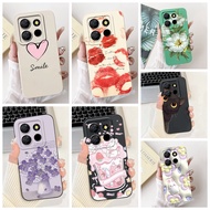 ITEL A60 A60s A662LM Phone Case ITEL A60s Case Shockproof Cute Cat Panda Rabbit Fashion Flowers Love