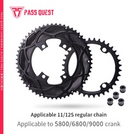 PASS QUEST Chainring 110BCD 2by for magene p505/xcadey power meter /105 5800 Shimano Ultegra 6800 du
