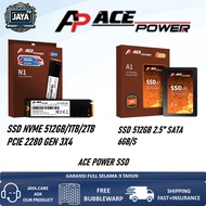 ACE POWER NVME, SATA, 512GB 1TB 2TB SSD