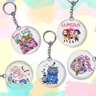 wuyixin: Kpop Devil Hunter Kpop Saja Idol Printing Design Kpop Keychain Gift for Shoulders Signing P