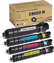 SkyPrint Versalink C8000 Toner Set High Capacity Toner Cartridge Replacement for Versalink C8000 C80