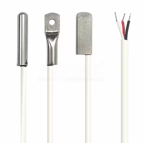DS18B20 Temperature Sensor Module Probe 304 Stainless Steel OD 3.0MM Waterproof Dustproof Sensors Ca