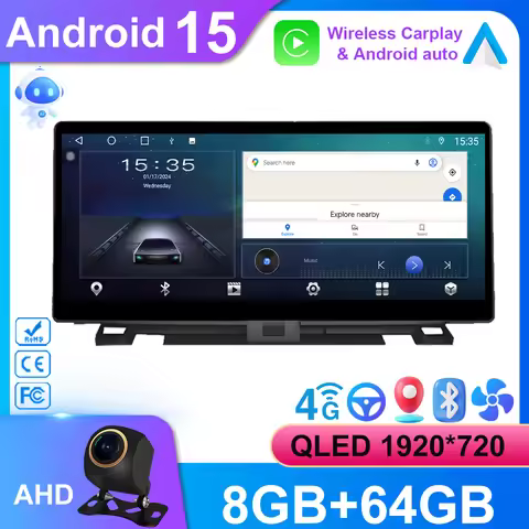10.25'' Android 15 CarPlay For Lexus NX NX200 NX200T NX300h 2014-2021 Navigation WiFi Car Accessorie