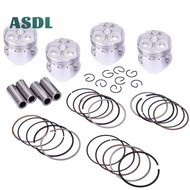 1HX ขา4ชุดขนาดมาตรฐาน48มม. 48.25มม. 48.5มม. ชุดลูกสูบ14มม. สำหรับ FZR250R FZ250ยามาฮ่า FZ 250 FZR250