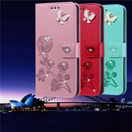 Nice Leather Case for Vivo Y19S Y29s Y04 Y39 Y300i Y20s Y21S/Y33S Y28 Y12/Y15/Y17s Wallet Diamond Fl