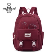 (CPH) Tas Perempuan Polo Hiero N87004 Tas Cewek Sekolah Kuliah Warna Red