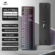 AULA F108 PRO Customized Mechanical Keyboard Bluetooth/2.4G/wired Hot swappable RGB Office Gaming Ke
