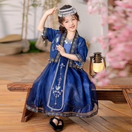 Spring Style Tang Suit Antique Hanfu Women's Holiday Performance Photograph Miaojiang Girls March Ma