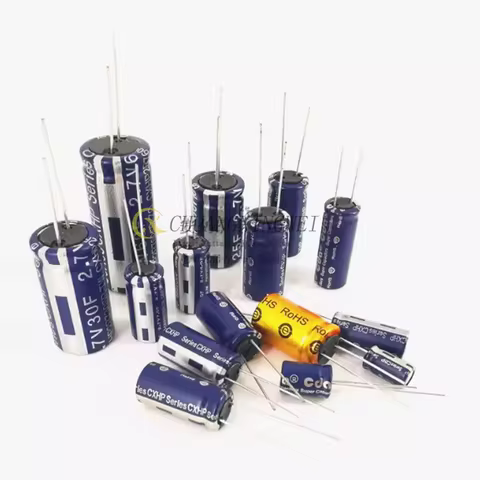 1PCS capacitance 2.7V 0.5F/1F/2F/3.3F/4.7F/5F/6F/7F/8F/10F/15F/25F/30F R type double layer capacitor