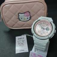 佐敦門市 現貨 100% 全新 Casio Baby-G x Hello Kitty 90s Pink Quilt Series BGA-150KT-7B 90年代 一年保養