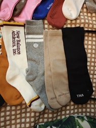 New balance maxmara lulu ape Elle cotton blend cushion crew socks 多款品牌襪子 36-41 $88/10双 任選 $200/all