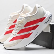 Adidas Adizero Evo SL Comfortable Anti-Slip Wear-Resistant Low-Top Running Shoes White Red 4MSZ